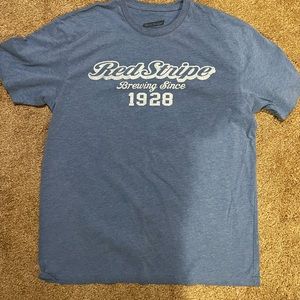 Jamaica Red Stripe tee, size L, official merch